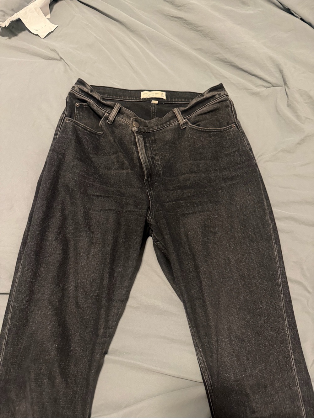 Abercrombie and fitch curve love 90s high rise straight leg jean - Picture 2 of 3